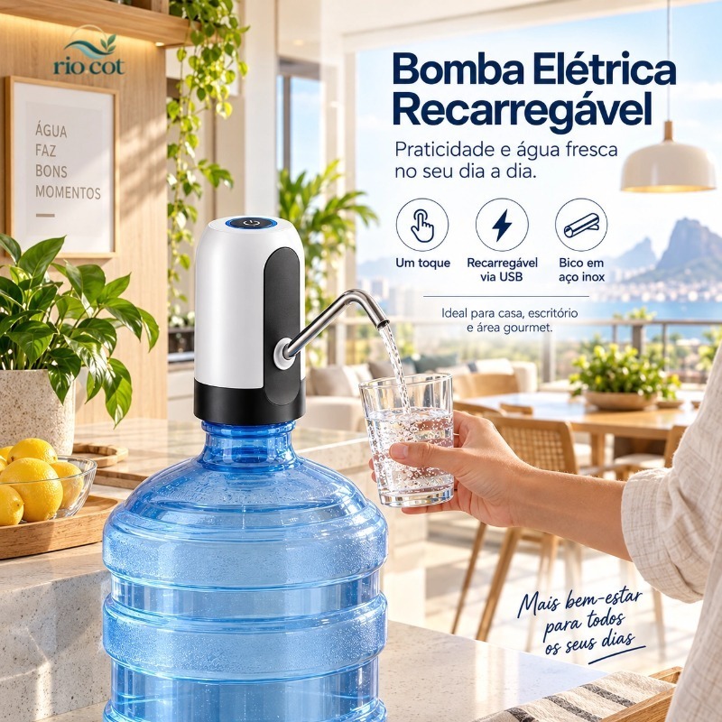 Electric Pump Faucet Rechargeable Water Gallon 1 to 20 L Drinking Fountain Automatic Portable Extractor Dispenser