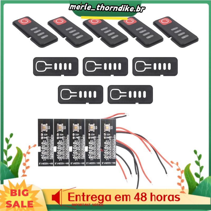Indicador De Bateria De Broca Elétrica Display LED forMakita 18V/21V Baterias De Lítio 18650 Capacidade Ferramenta Visua
