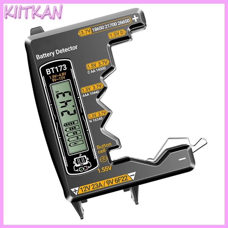 Detector Capacidade KIITK Analiza 3A 9V 12V 23A 21700 Baterias Display Digital Barra Energia