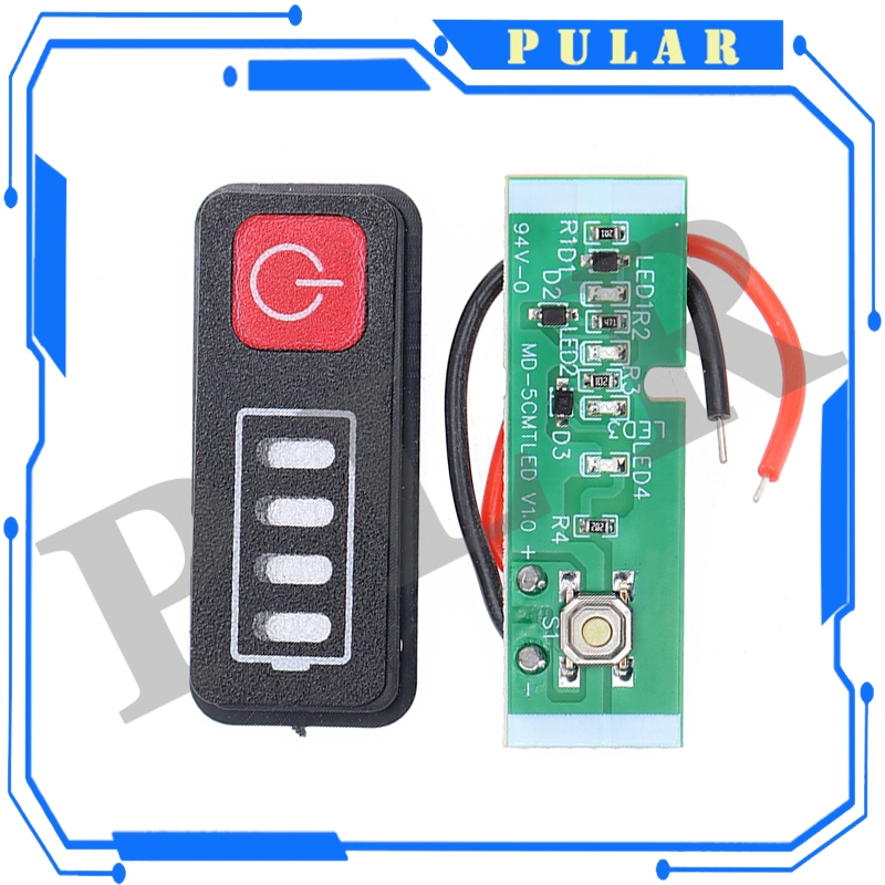 Para Makita Display De Bateria De Lítio 5S 18V 21V Furadeira Elétrica Chave De Fenda Indicador Capacidade Da LED 18650 B