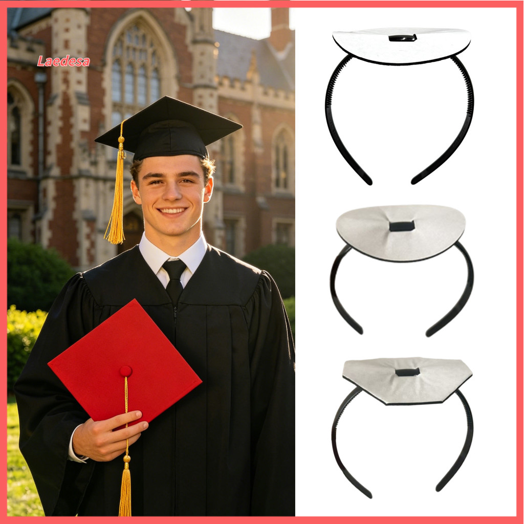 Graduation Cap Headband Double-sided Tape Hair Hoop with Strong Grip – Comfortable Stylish for