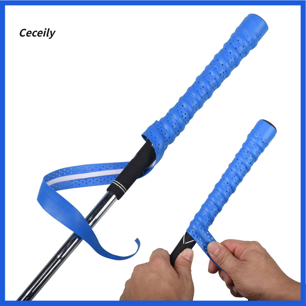 Golf Club Grip Tape Easy-to-carry Band Wrapping Double-sided Adhesive Strip for Regripping Clubs Pu Overgrip for and for