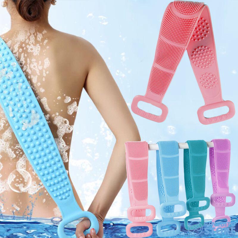 Tira Silicone Massagem Volta Bolhas De Banho Fita Longa De Volta Esfoliante Sided casa