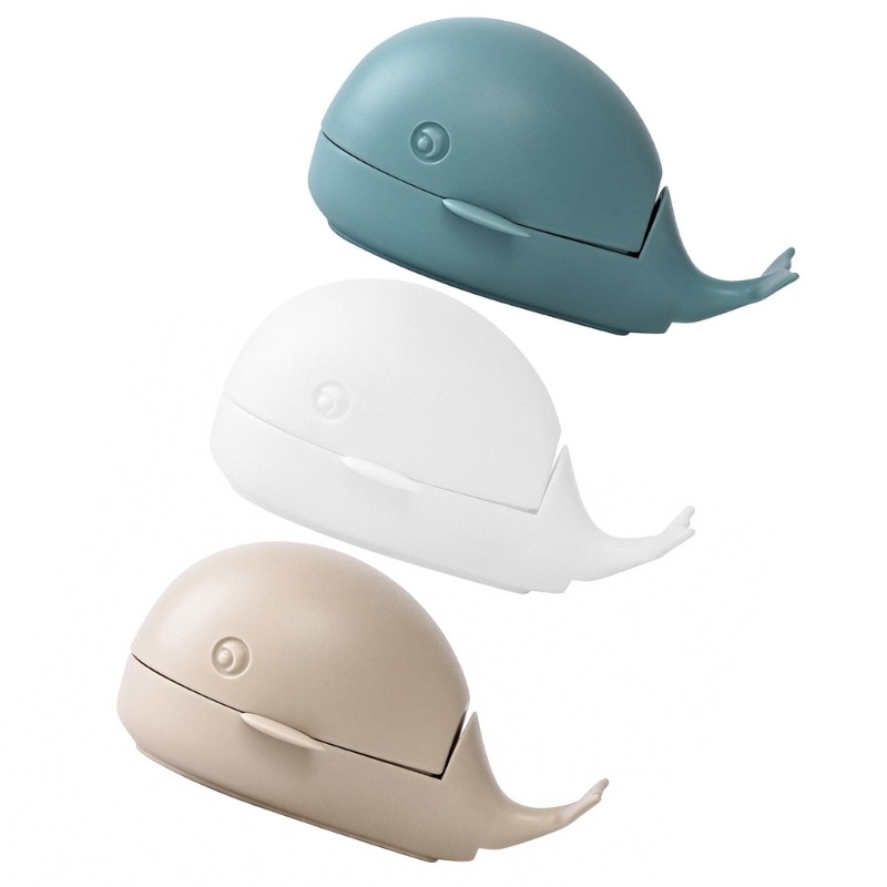 Estone 3 Pcs Fun Whale Shape Silicone Escova Limpeza Esfregar Prato Para Uso Doméstico