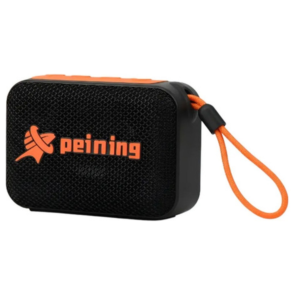 Caixa Som Bluetooth Peining PEI-S117 Portátil 5W Power Bank 4000mAh Rádio FM Preto