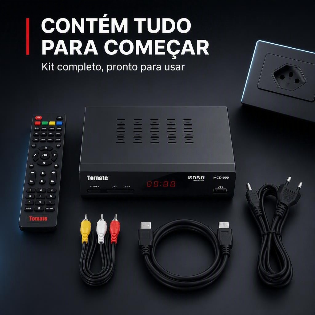Conversor E Gravador Digital Mcd-999 Full Hd Hdmi  Isdb-t