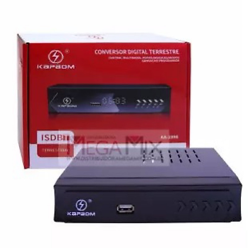 Conversor Digital Terrestre Kapbom KA-1998 – TV Digital ISDB-T