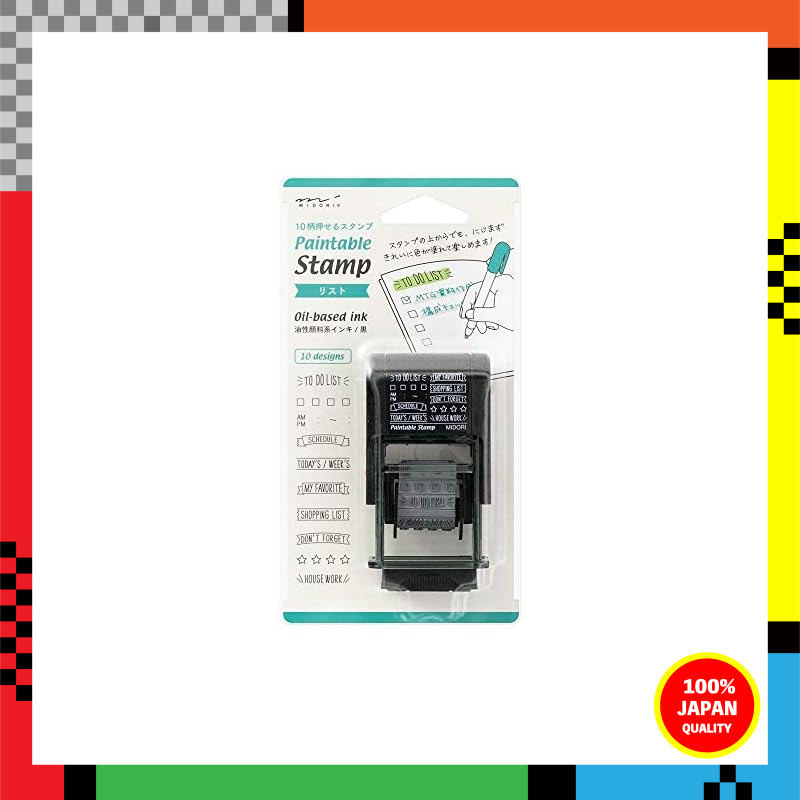 DESIGNPHIL MIDORI Rotating Stamp List Pattern 35376006