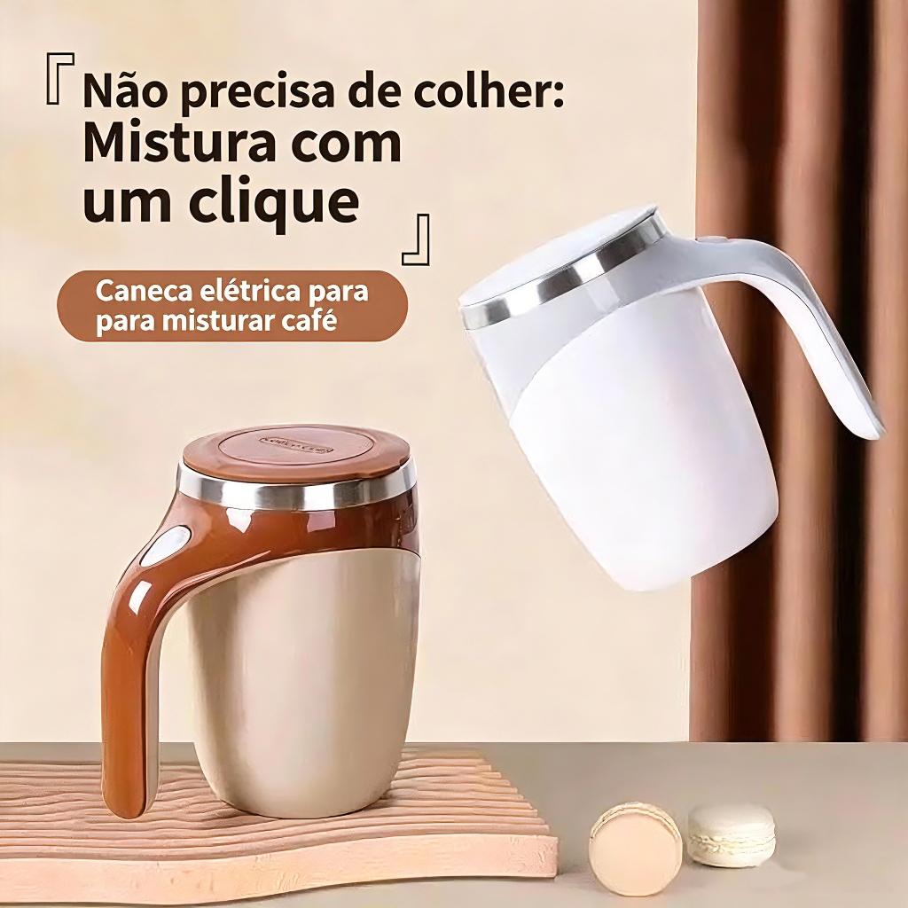 Electric Automatic Blender Mug USB Rechargeable Battery Coffee Mixer