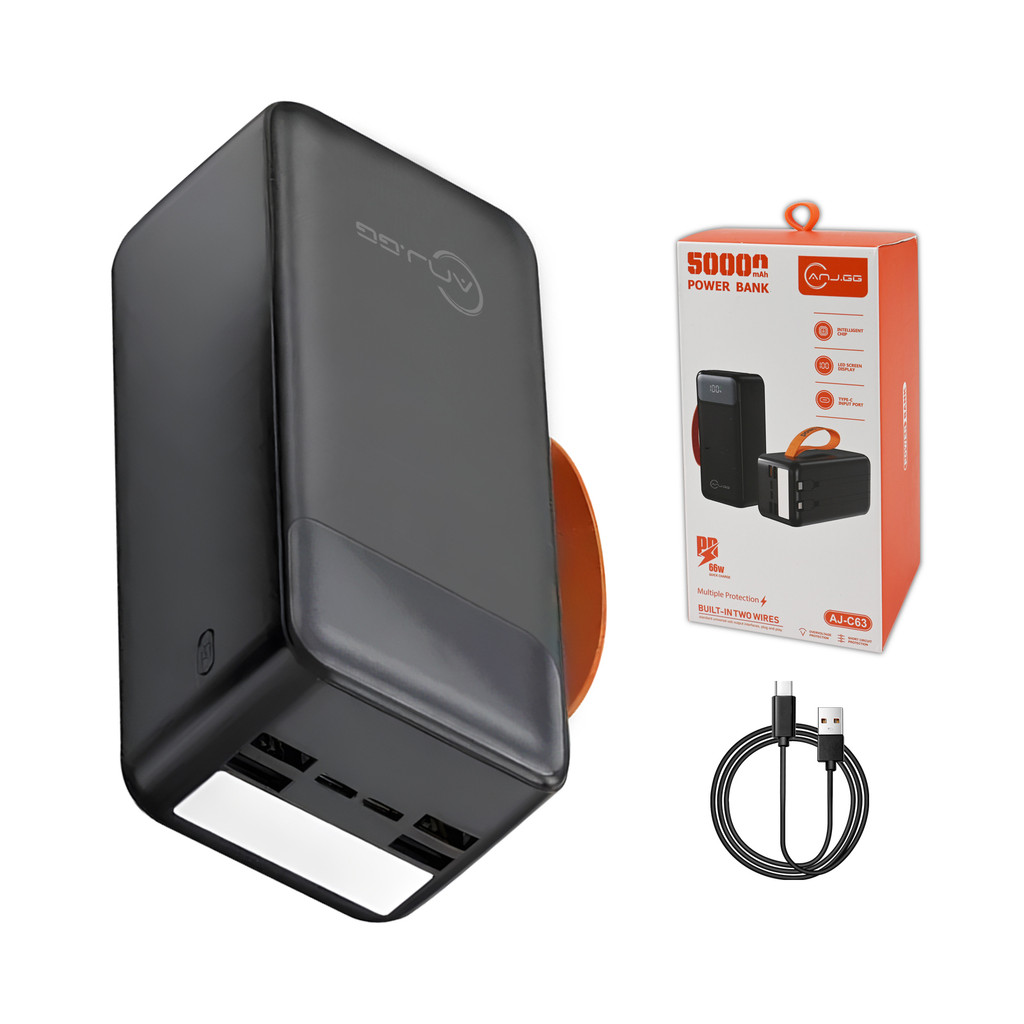 Power Bank 30000mAh / 50000mAh Super Carga Rápida 66W Display LED Multiporta USB/Type-C