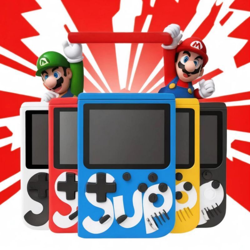 Mini Handheld Game Console, 400 em 1, Console com 3
