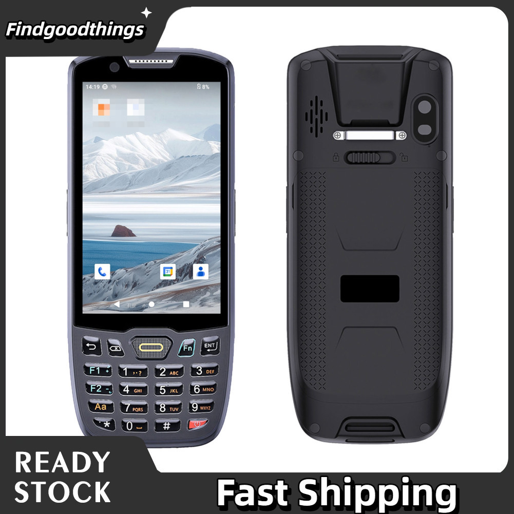 Findgoodthings-br para Android 13.0 2D Barcode Scanner PDA Handheld POS Terminal Coletor de dados Máquina de inventário