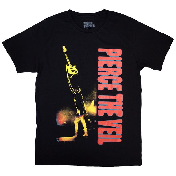 Music.Soul Camiseta Unissex Pierce The Veil Guitar Swing Estampa Moderna Fofa Atemporal Casual