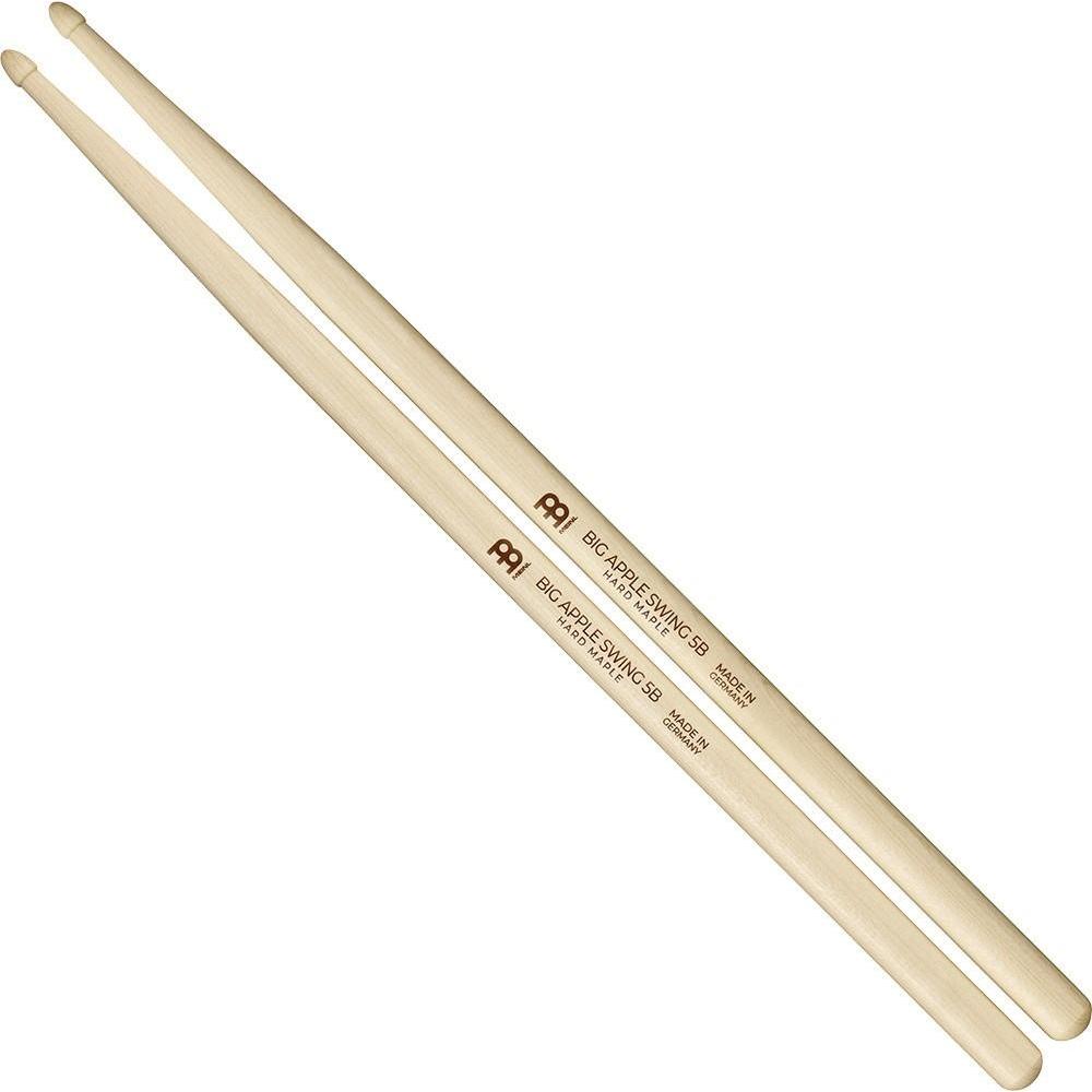 Baqueta Meinl Big Apple Swing 5B em Hard Maple SB124 fabricada na Alemanha modelo 5B mais confortáve