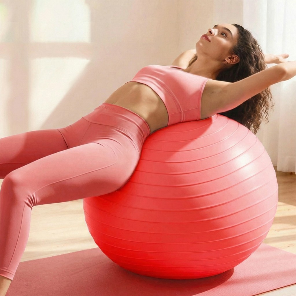 Swiss Ball Gymball Yoga Ball Pilates Ball Anti-Burst 300kg Load Bearing 65cm Air Pump ANJGG BRASIL