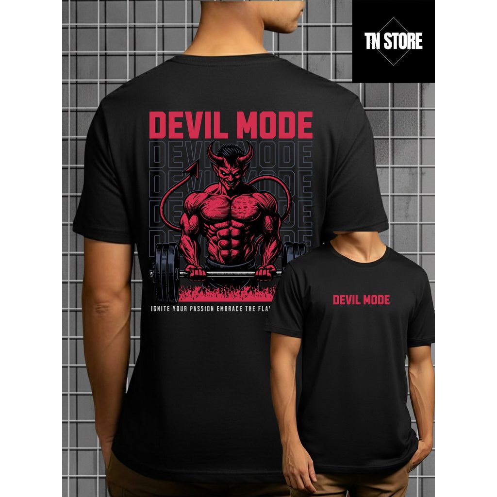 Camiseta Beast Mode Activated Fitness Company Camisa Blusa Unissex Masculino Feminino 100%Algodão Preto Branco Plus Size