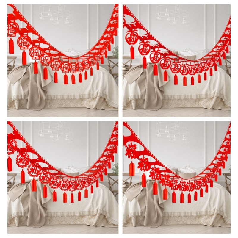 Suprimentos de decoração de ano novo Festival da Primavera Dia de Ano Novo Fuzi Guirlanda Jardim de Infância Shopping Lo