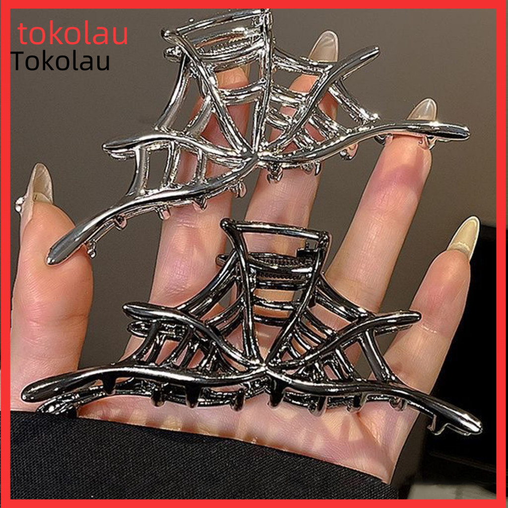 Reusable Hair Claw Portable Accessory 3pcs Halloween Clips Spider Web Skeleton Hand Skull Lightweight Claws Cute Accesso