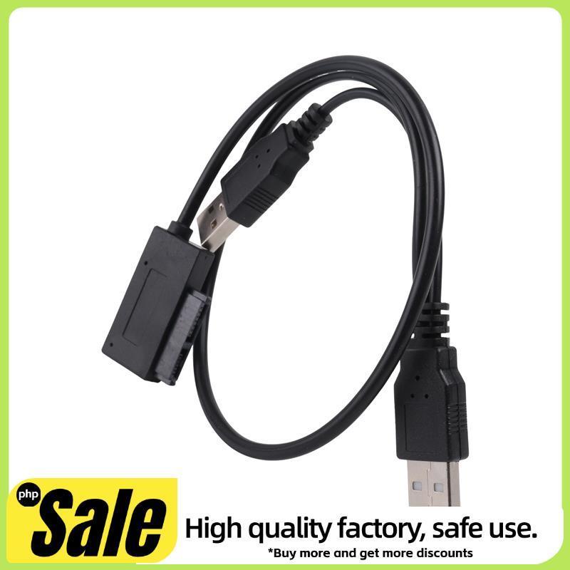 1 Peça Cabo Slimline Slim SATA USB2.0 A 6 + 7 De 13 Pinos Com Fonte De Alimentação Externa USB 2.0 Para Laptop CD-ROM DV
