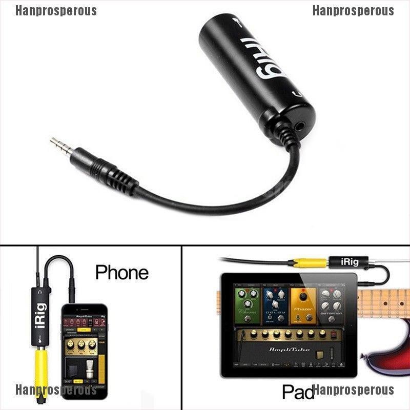 Conversor Adaptador IRig Interface Guitarra para Fone A2T1