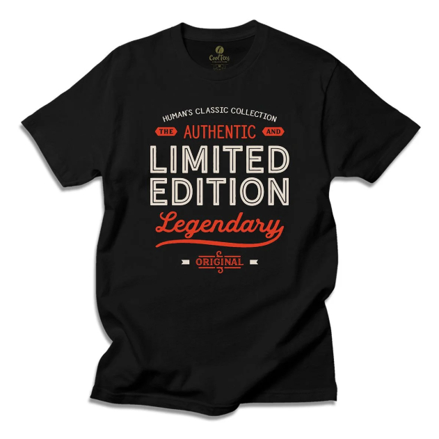 Camiseta Masculina Com Estampa Limited Edition Tecido Premium 100% Algodão