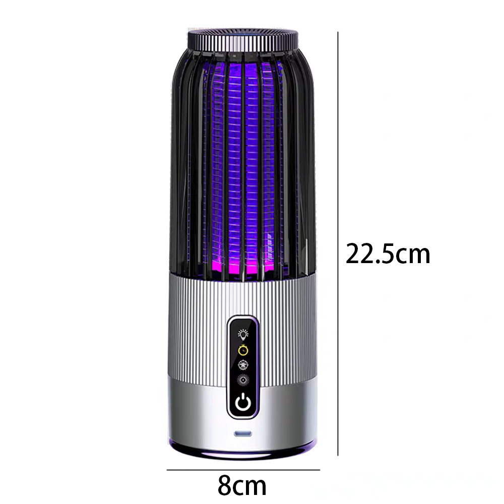 Electric UV Mosquito Killer Lamp, Portable Photocatalytic Insect Trap, USB Rechargeable Bug Zapper