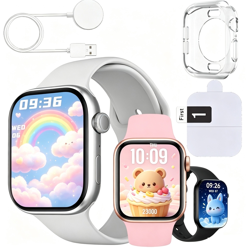 Smartwatch S10 MAX 10 Amoled iOS Bluetooth Chamada/calculator/Papel De Parede DIY-Do São Paulo