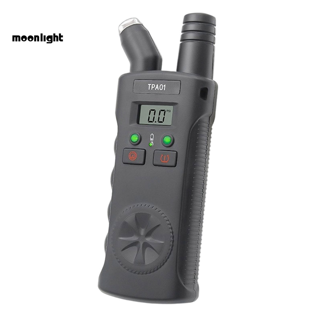 2-in-1 Digital Tire Pressure Gauge 433 Mhz Sensor Reset Tool 0-150 Psi Car Motorcycle Tester with Auto Shut Off – Exte