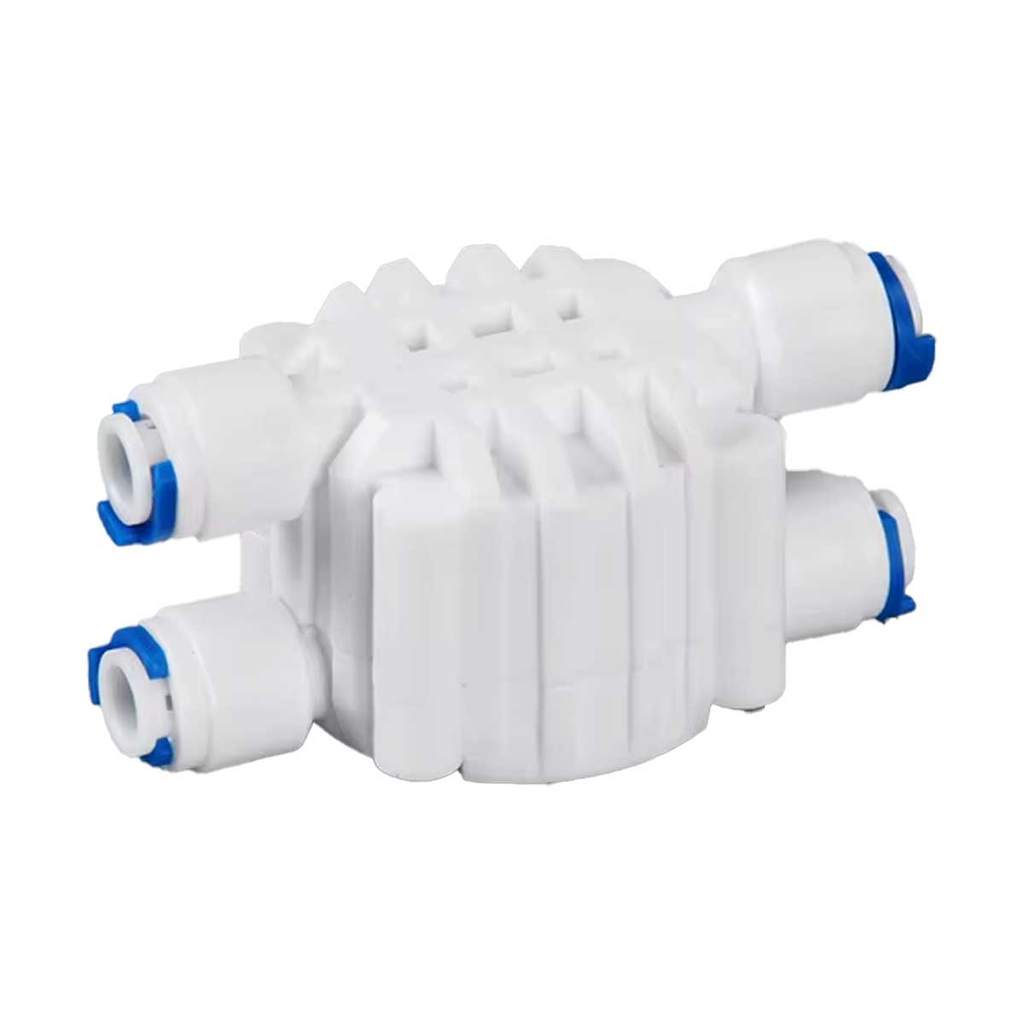 Válvula Shut OFF Engate Rápido Osmose Reversa 4 Vias 1/4