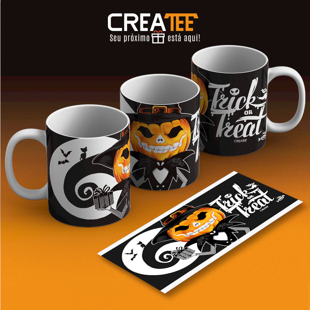Caneca & Xícara - Estranho Mundo de Jack - Halloween