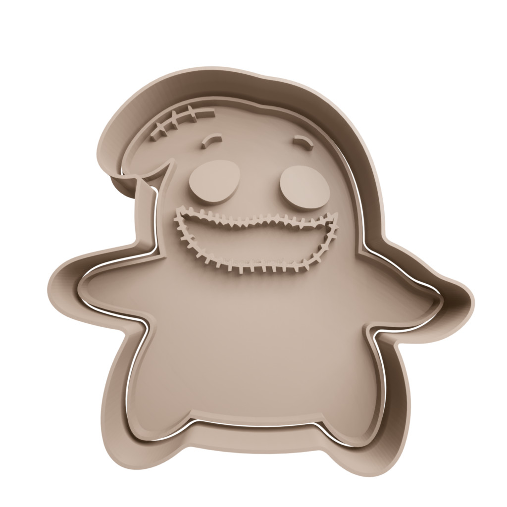 Cortador De Biscoito Oogie Boogie 3 - o estranho mundo de jack