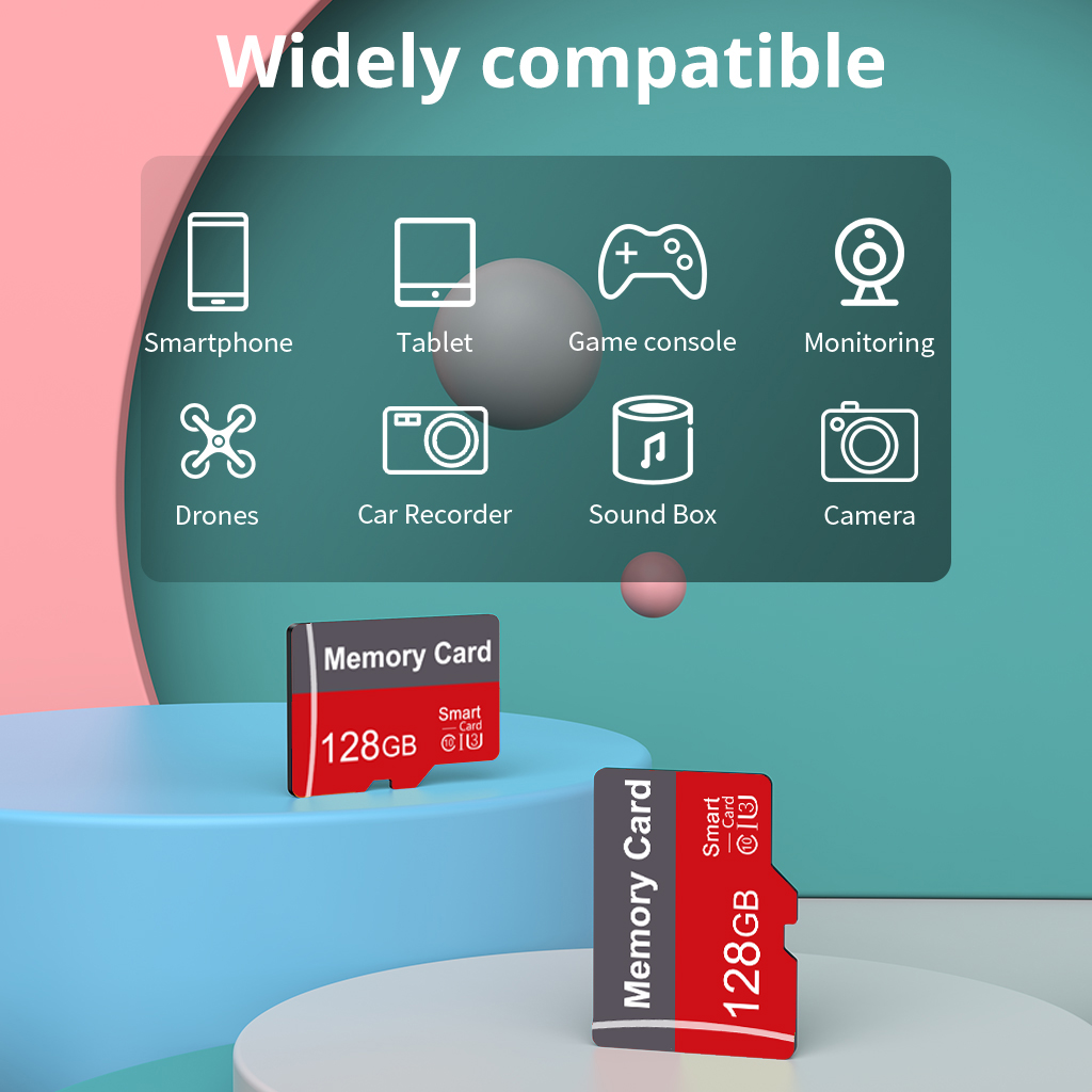 Cartão Micro SD Original De 8 Gb-128 U3 A1 Classe 10 Para Telefones , Computadores E Câmeras (Armazenamento TF)