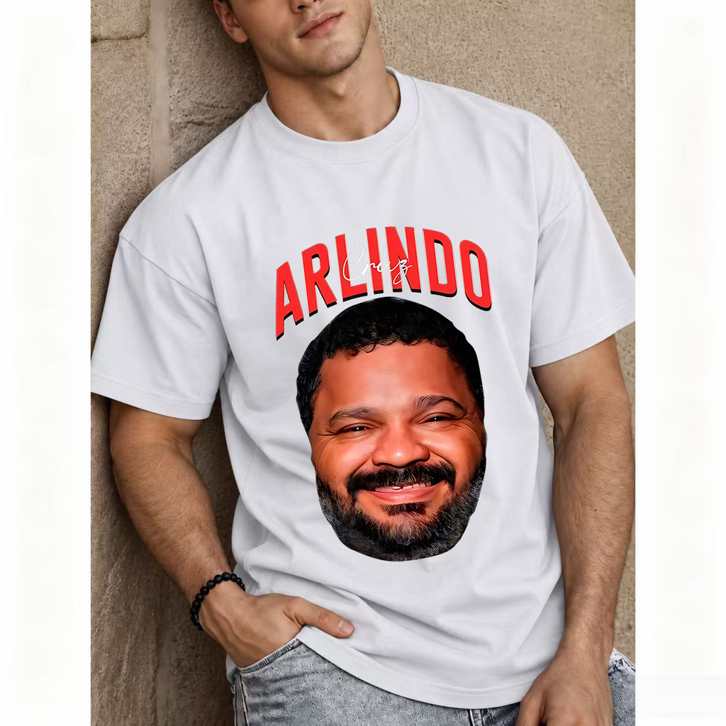 [Camiseta Premium em Algodão Puro] TITO Arlindo Cruz Cantor de Samba Música Masculina Manga Curta Estampa P-G3