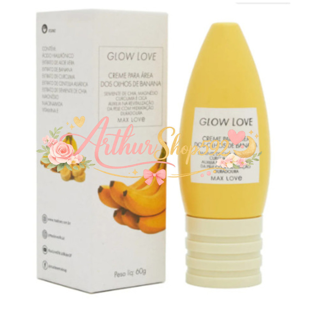 (V)Creme Para Área dos Olhos de Banana Max Love 60g2S5C
