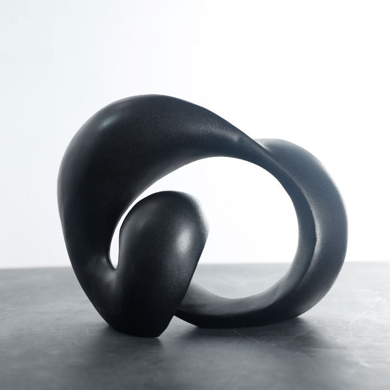 FFHK Nordic-style creative resin crafts, wave-shaped ornaments, living room TV cabinet decorations, and home decor for m