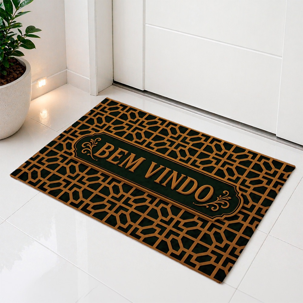 TAPETE PARA PORTA DECORATIVO - 34X60 - 2mm