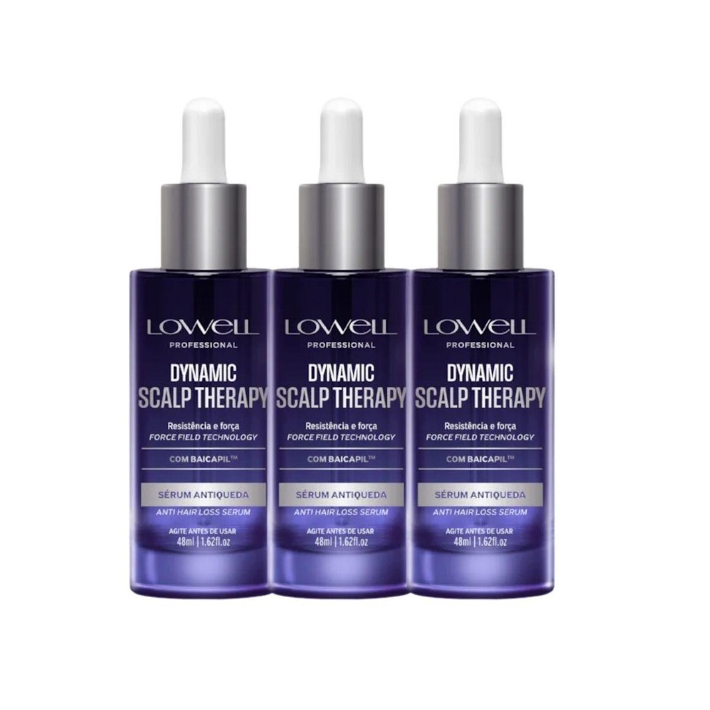 Lowell Dynamic Kit 3 Sérum Antiqueda 48ml
