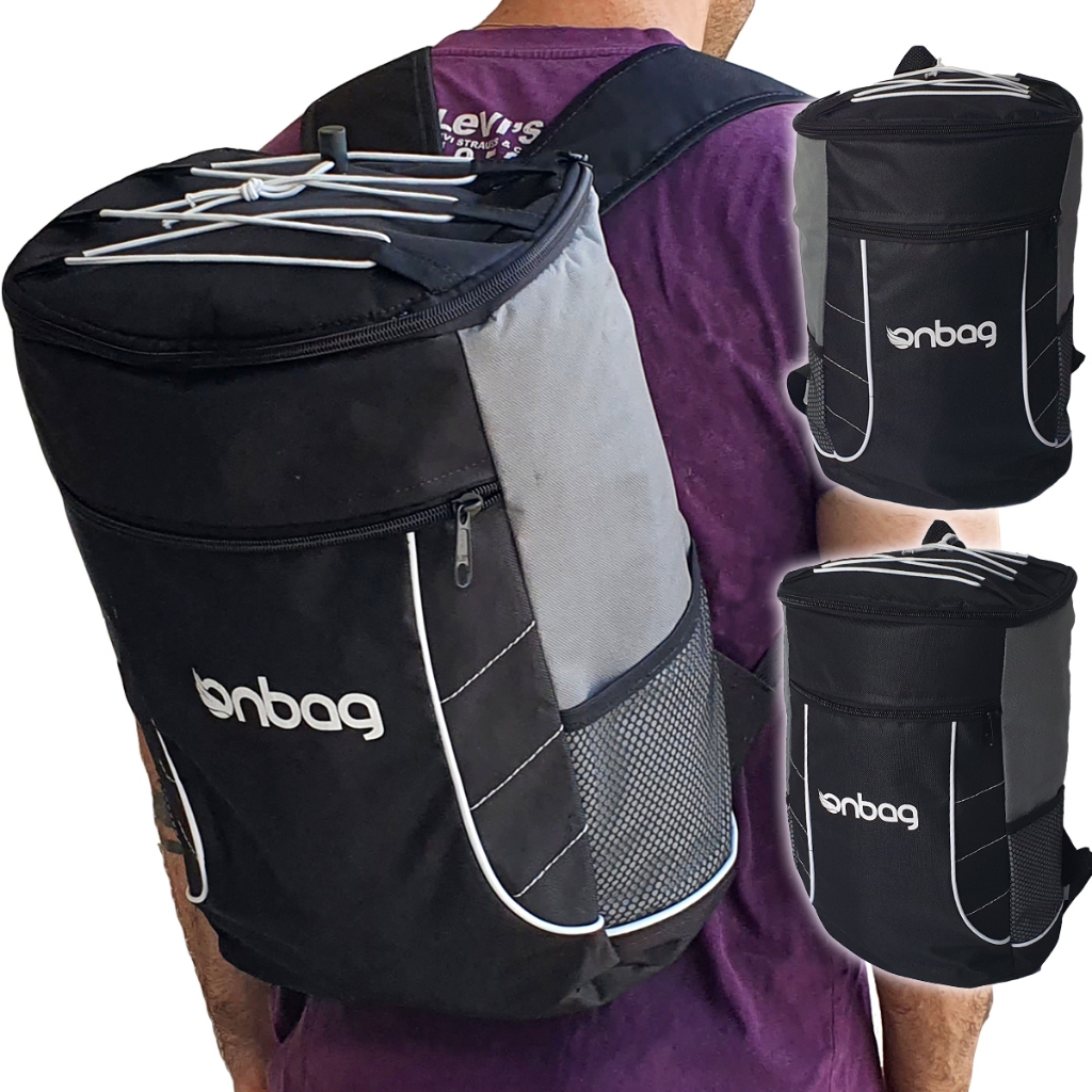 Mochila Térmica Grande 25 Litros para Cerveja Cooler Marmita Bag Praia com Forro Especial PVC que não Vaza
