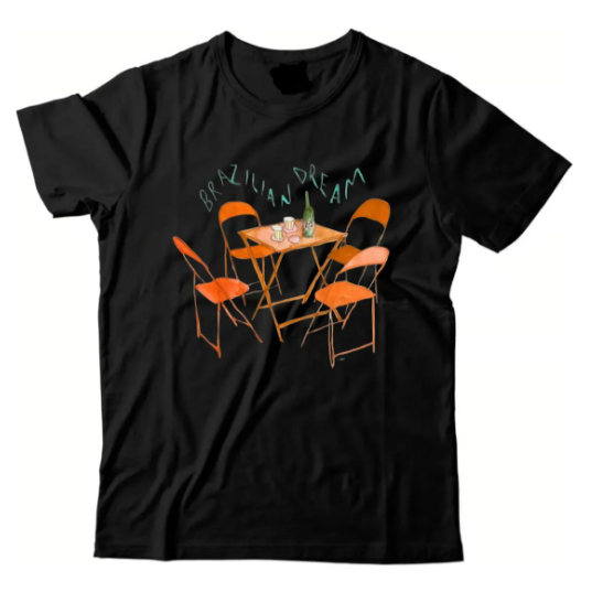 Camiseta Masculina Estampa Boteco Mesa Bar Cerveja Bebida Tecido Premium 100% Algodão