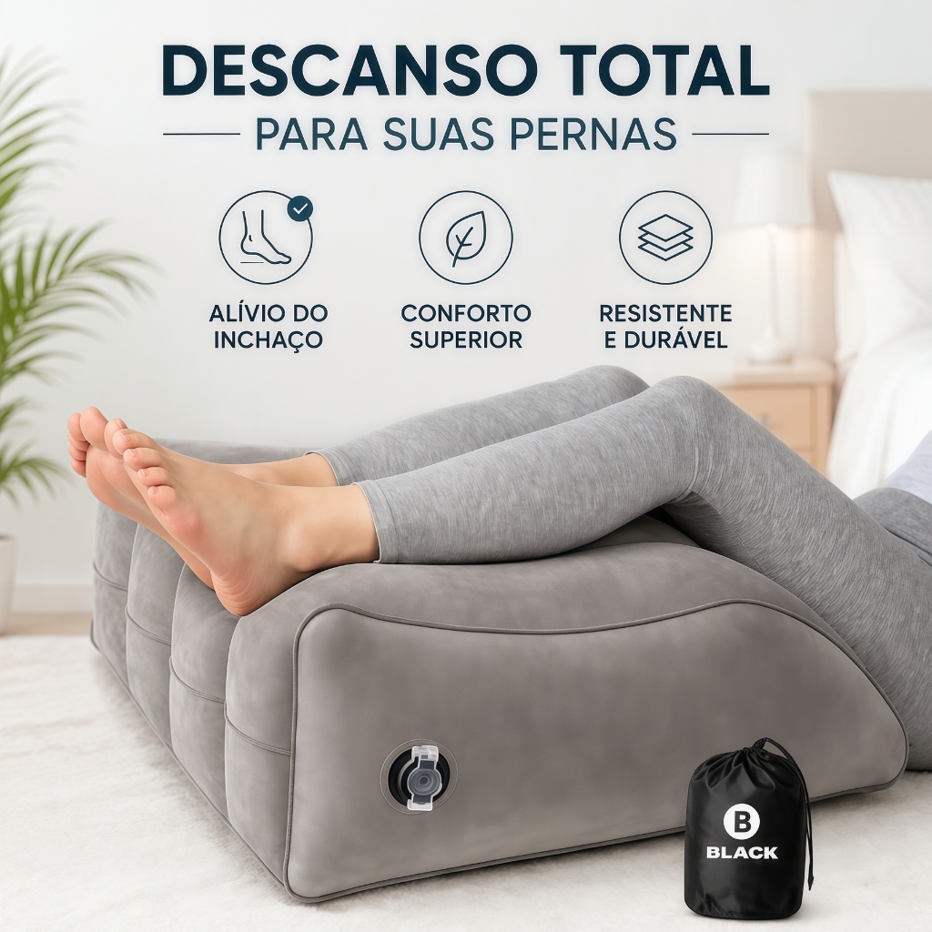 Inflatable Cushion Footrest Legs Portable Elevated Wedge