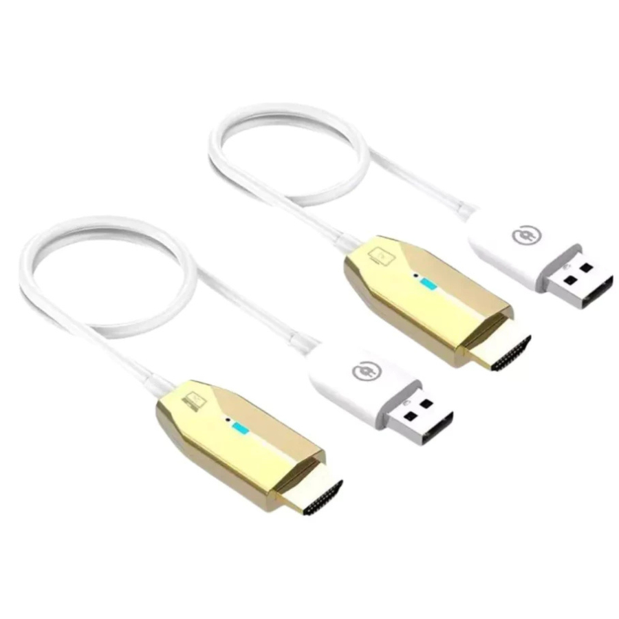 HDMI Sem Fio Transmissor Receptor De Áudio E Vídeo 30 Metros Metal Transmite