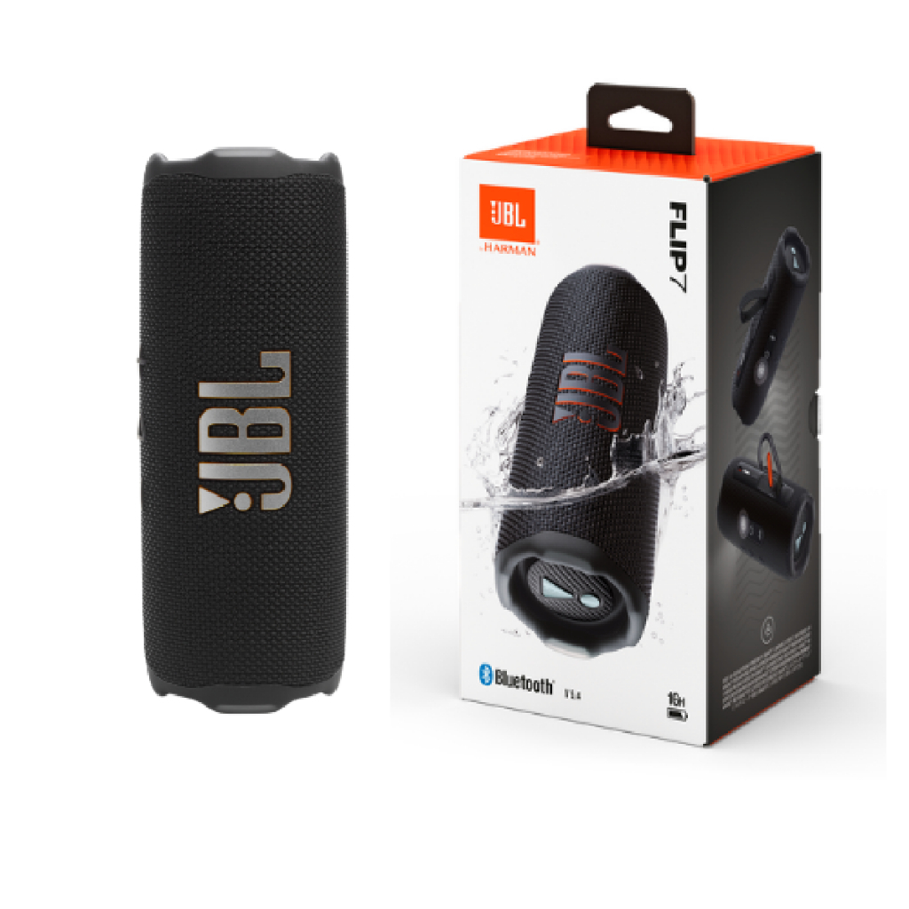Caixa de Som Portátil Bluethoot JBL Flip 7 Original Sem Fio Cor Preto