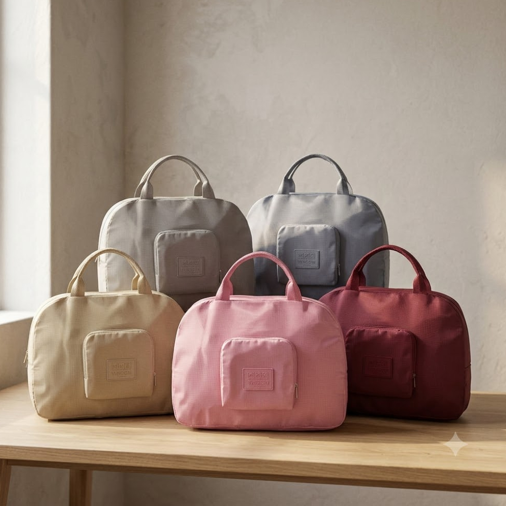 Bolsa de Viagem Dobrável Portátil Viagem Bolsa de Armazenamento Maleável Bolsa Grande