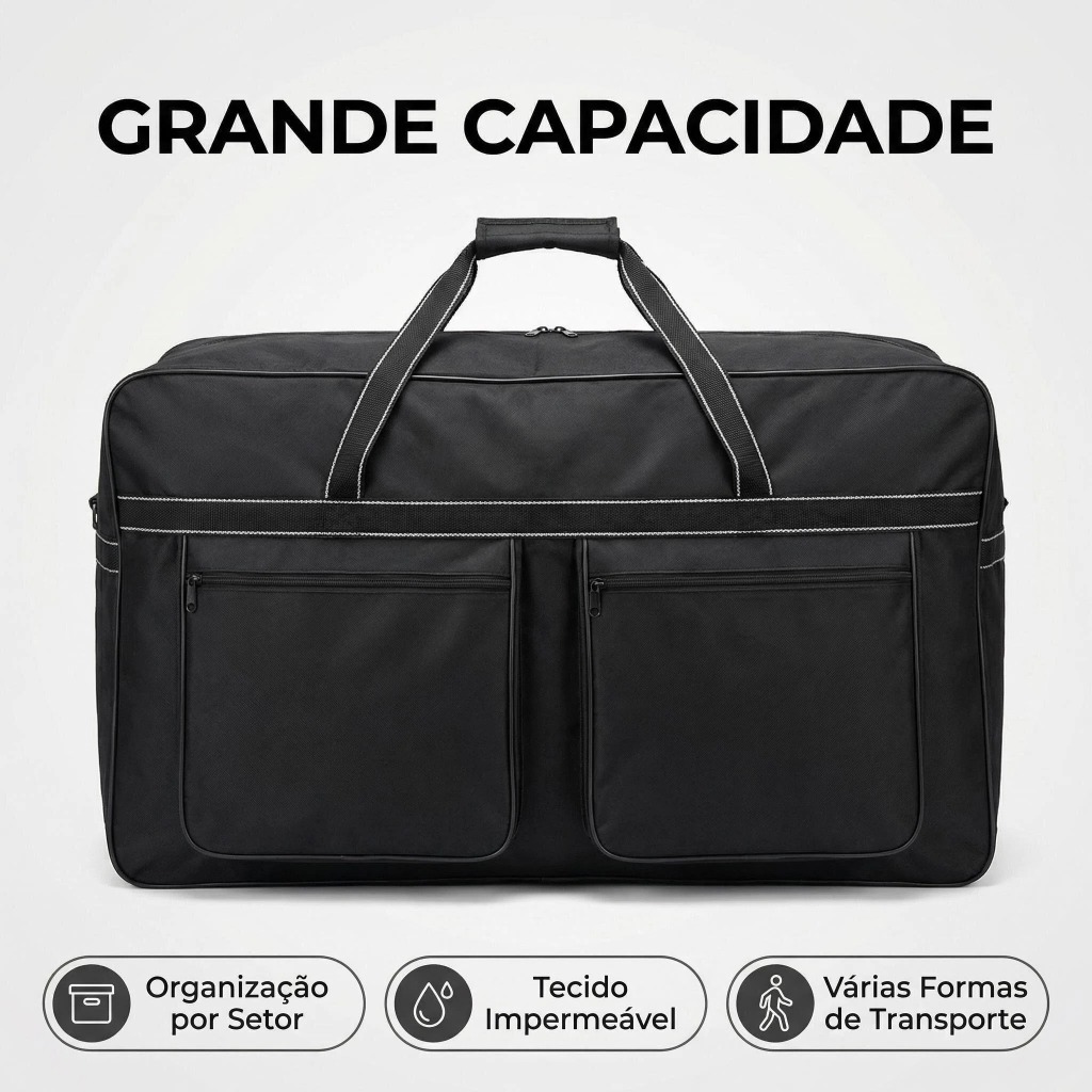 Bolsa de Viagem Gigante Impermeável Resistente Extra Grande Multiuso para Mudança Transporte e Armazenamento