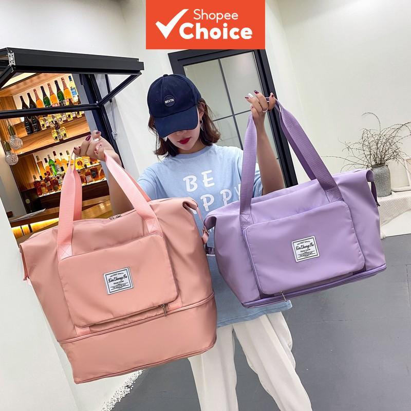Bolsa de viagem, grande capacidade, feminina, super prática, bolsa portátil para armazenamento, ideal para maternidade,