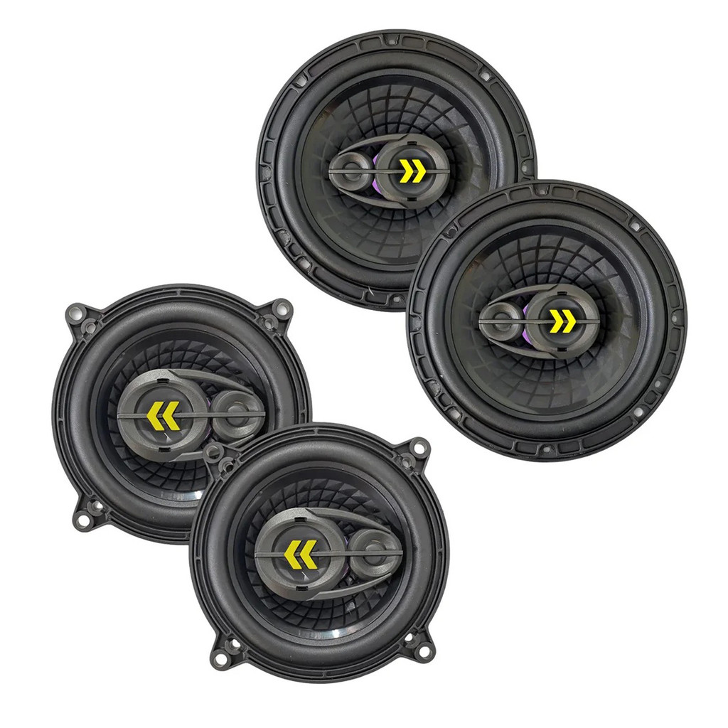Kit alto falantes triaxial Bravox revo 6 e 5 Polegadas 280wrms