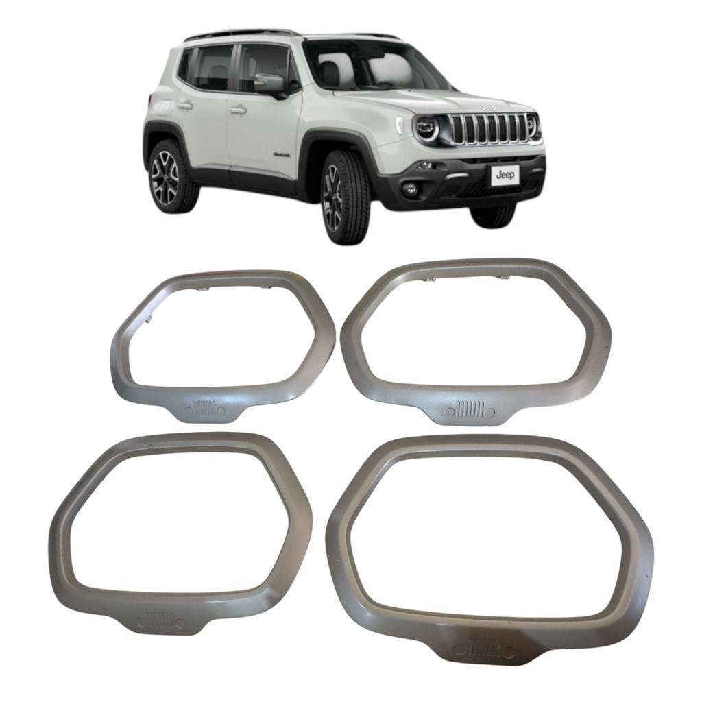 Kit Molduras Alto Falante Original Jeep Renegade 2016 2027