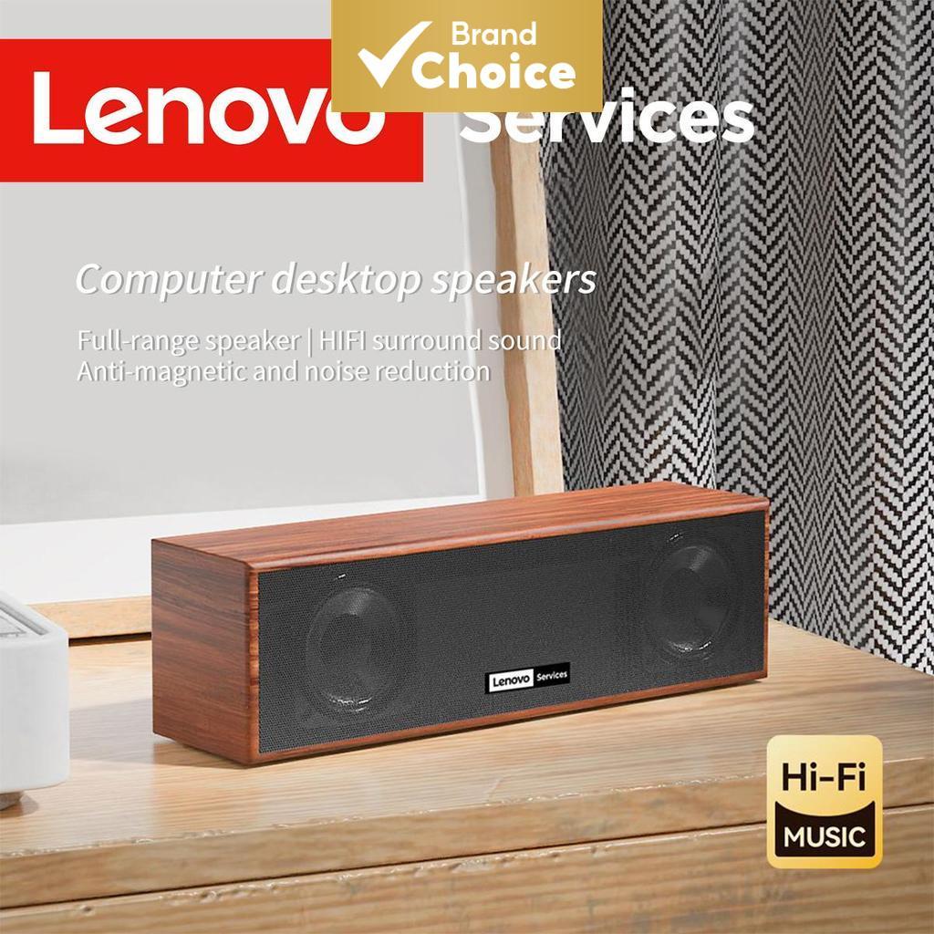 Lenovo C01 Reprodutor de Música com Graves Profundos e Som Estéreo 360o para Computadores Desktop