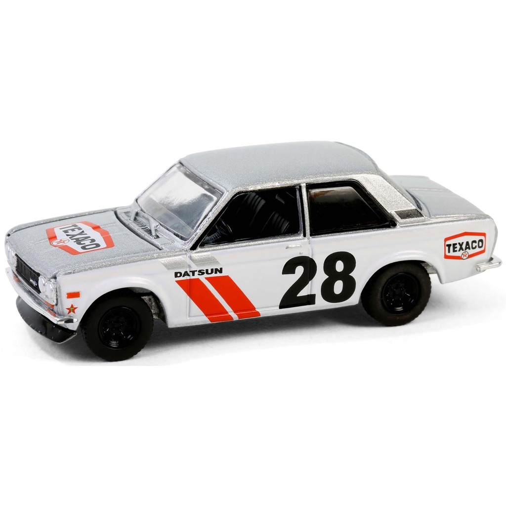 Miniatura - 1:64 - 1970 Nissan Datsun 510 Widebody - Texaco Special Edition 1 - Greenlight 41165