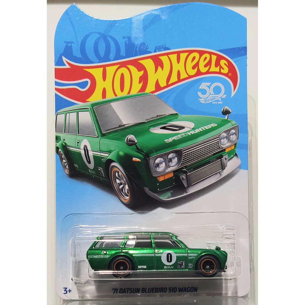 Hotwheels  71 Datsun Bluebird 510 Wagon 2018 Collector Edition